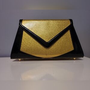 Pinup Couture Chevron Purse, VGUC